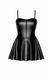 Сукня Noir Handmade F308 Dreamer, XL, міні, під латекс, відкриті плечі, спідниця кльош, блискавка спереду SX0288 фото 5