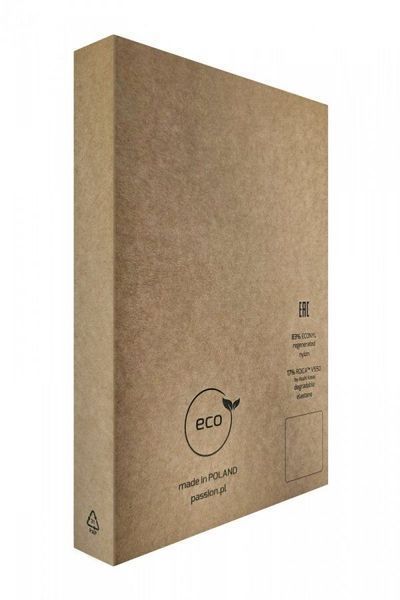 Еротичні колготки-бодістокінг Passion ECO S008 black, з імітацією панчіх та пояса SO9709 фото